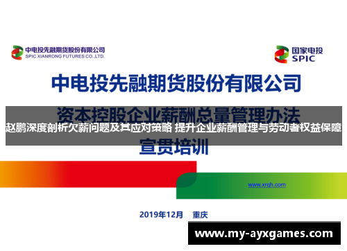赵鹏深度剖析欠薪问题及其应对策略 提升企业薪酬管理与劳动者权益保障